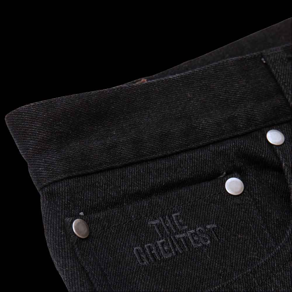 Baker Warner Relaxed Fit Black Jeans