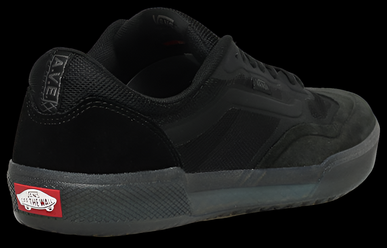Vans Ave Pro Triple Black/Smoke Suede mens skate shoes