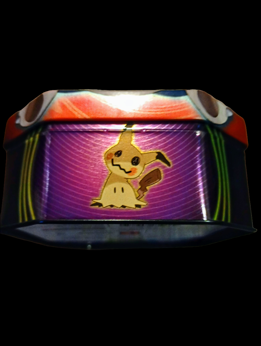 Pokémon TCG: Mimikyu Metal Collectors Tin Keepsake/Storage (empty box)