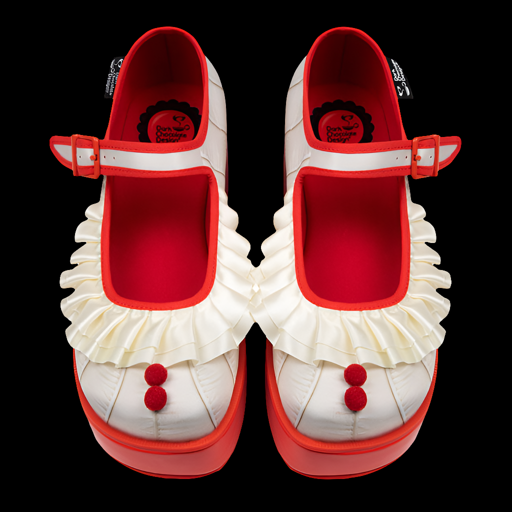 Hot Chocolate Design (Dark Chocolate) Chocolaticas® Clown Womens Platform Shoes