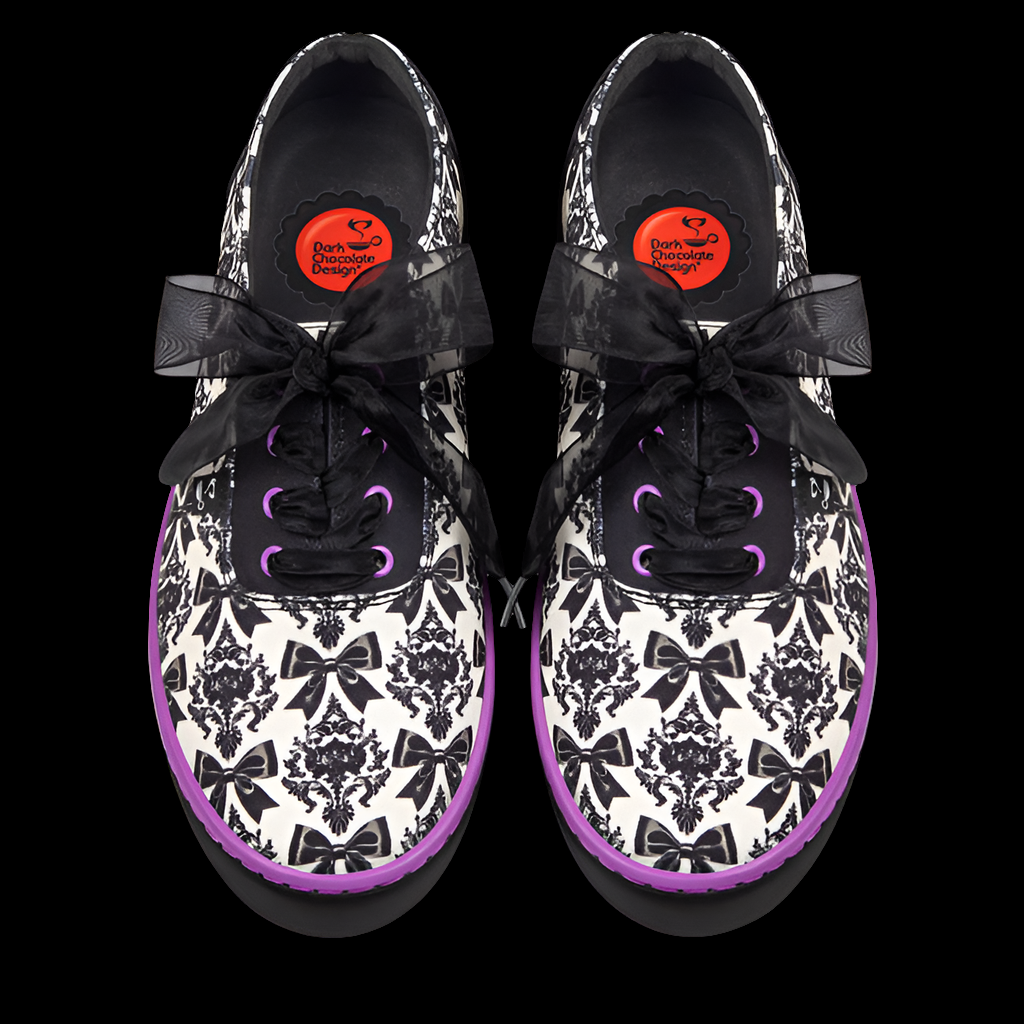 Hot Chocolate Design 'Chocolaticas' Bowtique Noir Sneakers
