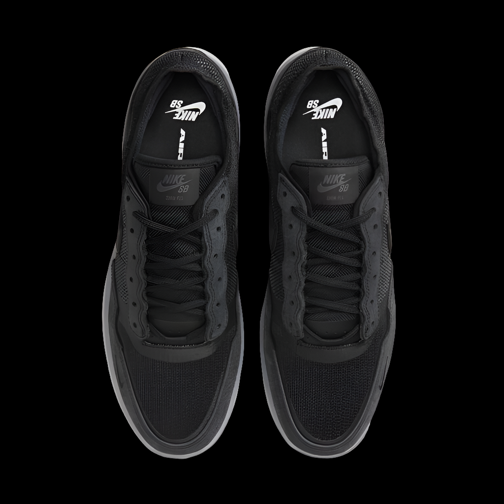 Nike SB PS8 Black/Black/Clear Ice Skate Shoes