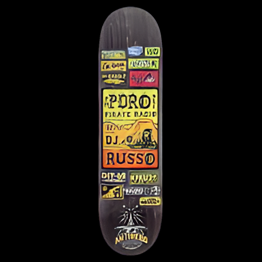 Anti-Hero Russo Broadcasting Stn Pro skate deck 8.38"