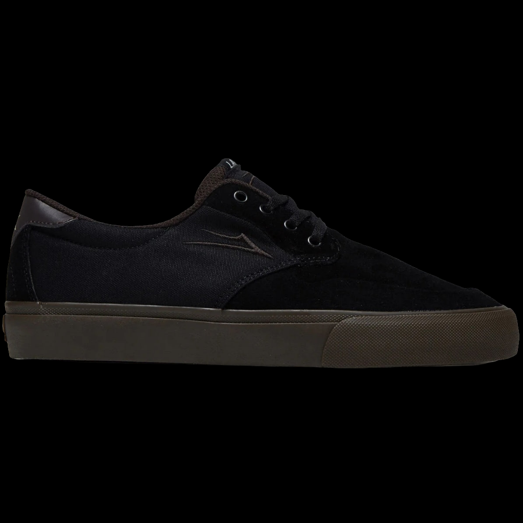 Lakai Riley 3 Black/Gum Suede skate shoes
