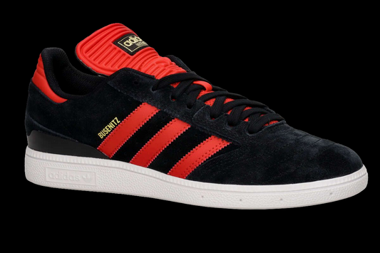 Adidas Busenitz Pro Black/Red/Gold skate shoes