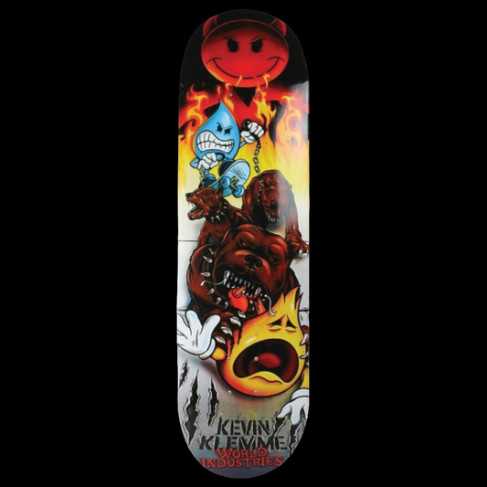 World Industries Pit Bulls Klemme Pro Skate Deck 8.1" 8.38"