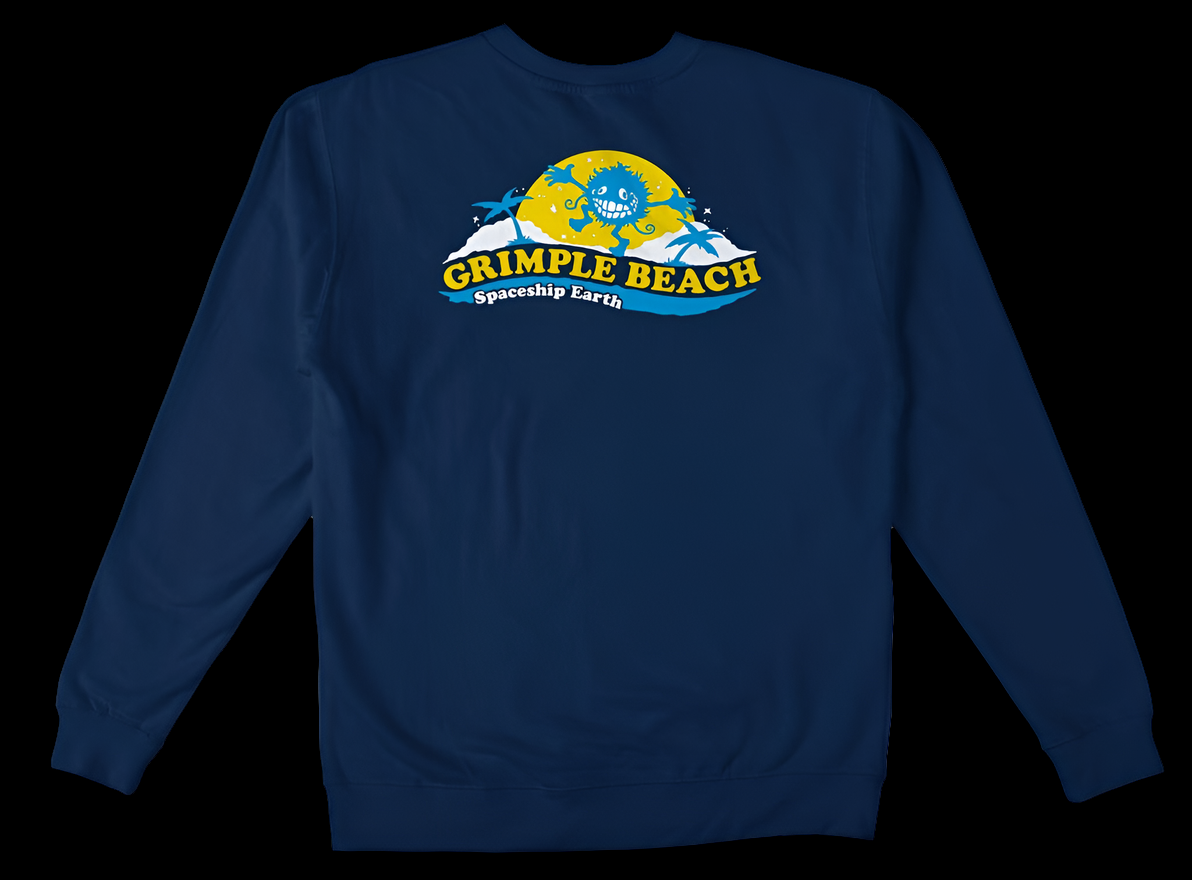 Anti-Hero Grimple Stix Spaceship Earth Crew Sweater