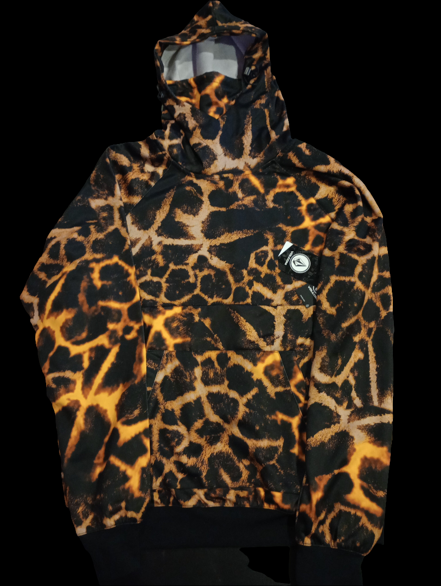 Volcom Lava Stone Hoodie w face guard L