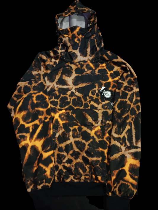 Volcom Lava Stone Hoodie w face guard L