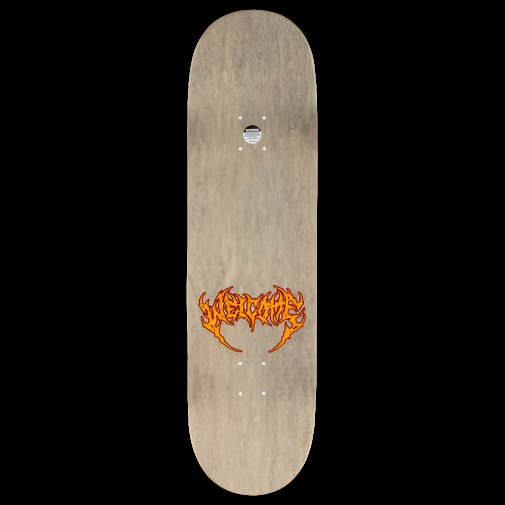 Welcome Team Light and Easy Black Skate Deck 9"