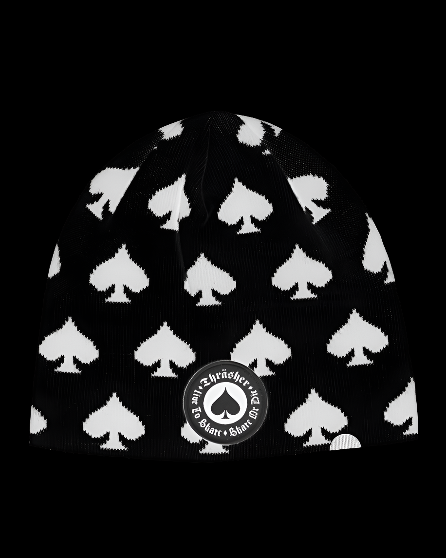 Thrasher Oath Ace of Spades Black Beanie