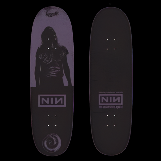 Welcome Skateboards x NIN Nine Inch Nails Burn Skate Deck 9.5"