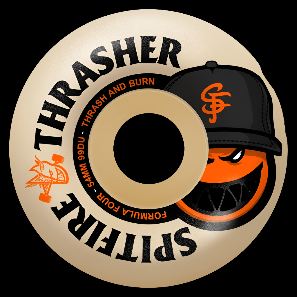 Spitfire x Thrasher The City F4 Radials Wheels 54mm 99du