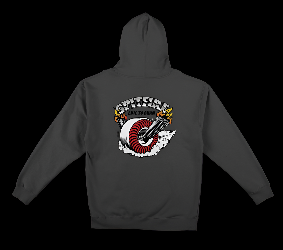 Spitfire Burnout Charcoal Pullover Hoodie