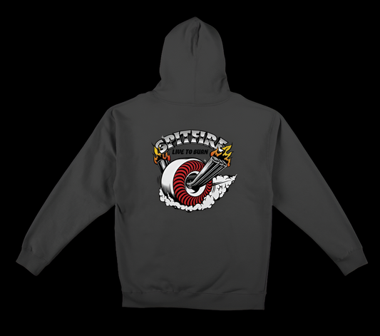 Spitfire Burnout Charcoal Pullover Hoodie