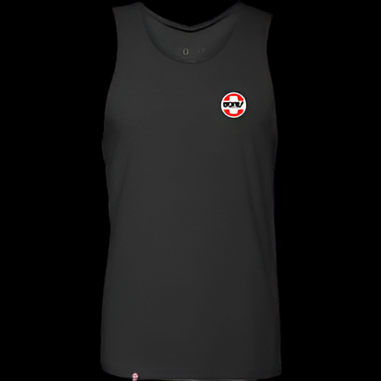 Bones OG Swiss Circle Black Tank Top