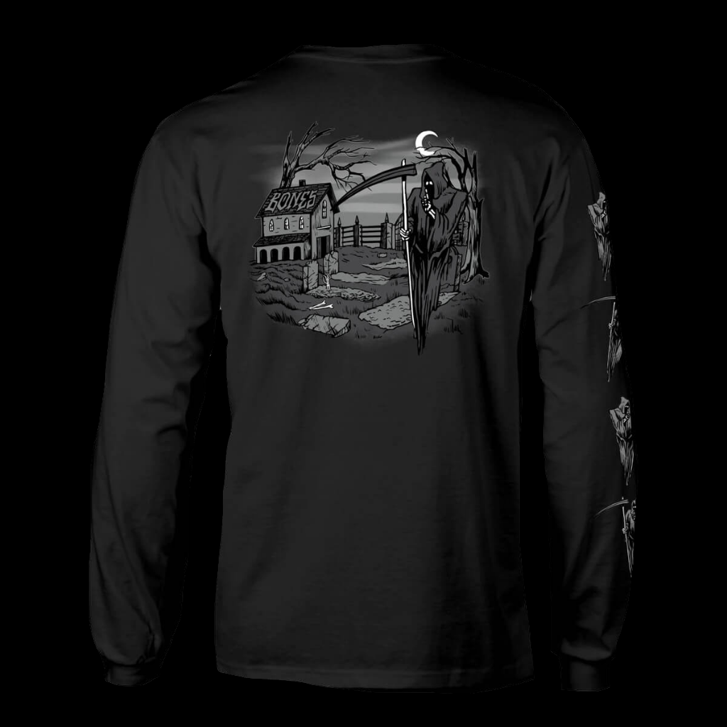 Bones Wheel Co Reaper Burial Long Sleeve Shirt M
