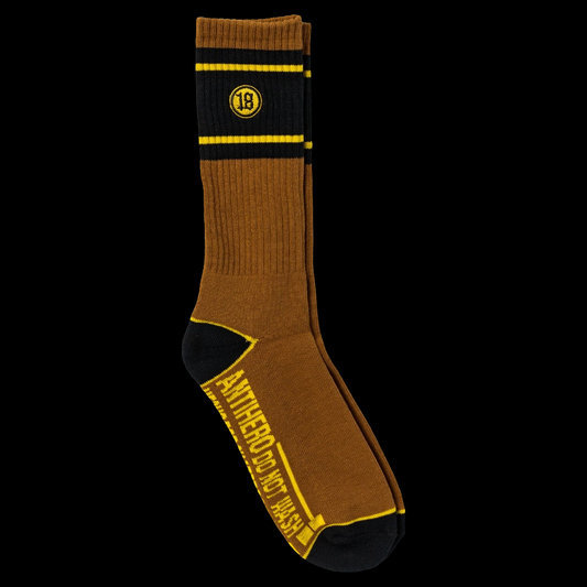 Anti-Hero Hecho Por Skate EmB Brown Socks