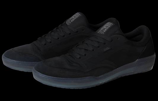 Vans Ave Pro Triple Black/Smoke Suede mens skate shoes