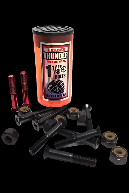 Thunder Bolts Phillips Black/Red Hardware 1 1/8"