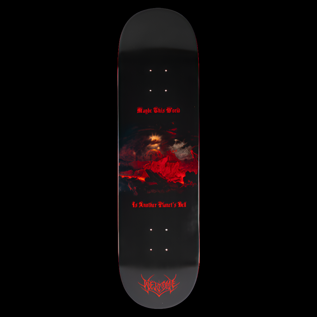 Welcome Depths Red dip skate deck 8.75"