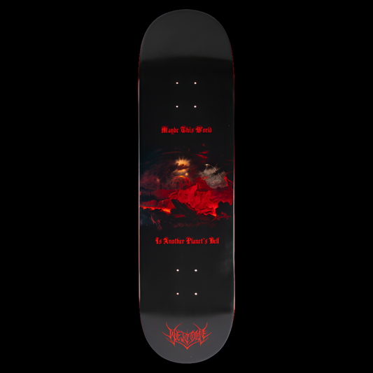 Welcome Depths Red dip skate deck 8.75"
