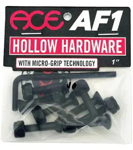 ACE AF1 Hollow Bolts w/grippers hardware 1"