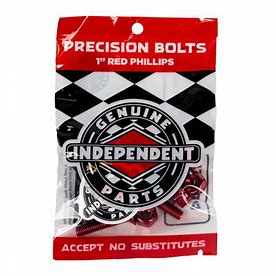 Independent Hardware 1" Phillips Black/Red