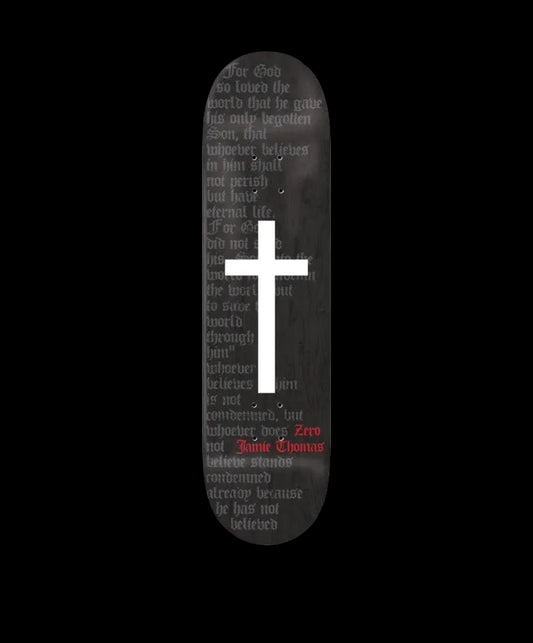 Zero Skateboards "For God So Loved" John 3:16 Skate Deck 8.5"
