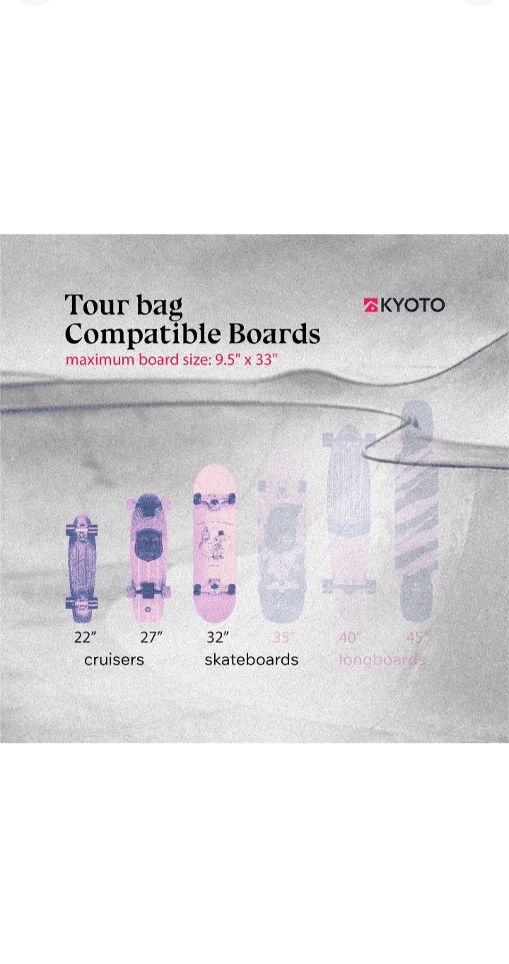 Kyoto "Tour" Premium Skate Bag Backpack