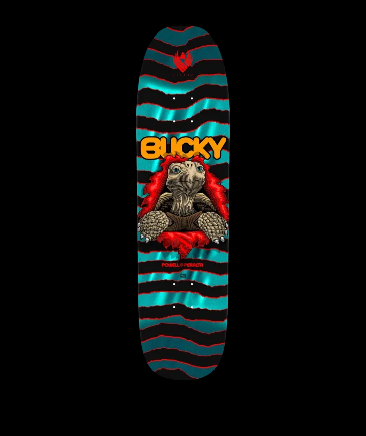 Powell Peralta "Tortoise" Turquoise Bucky Lasek Pro Flight Skate Deck 8.62"