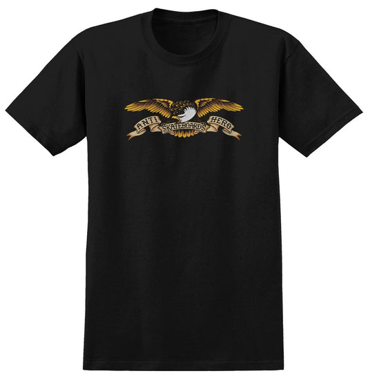 Anti-Hero Skateboards Eagle Black 4.5 oz Shirt