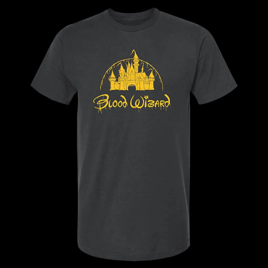 Blood Wizard "Darktasia Series" Gnardome Black/Yellow Disney Cult Shirt L