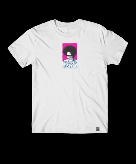 Girl Skateboards "Skull of Fame" Robert Smith The Cure White *Limited Edition Skate Shirt