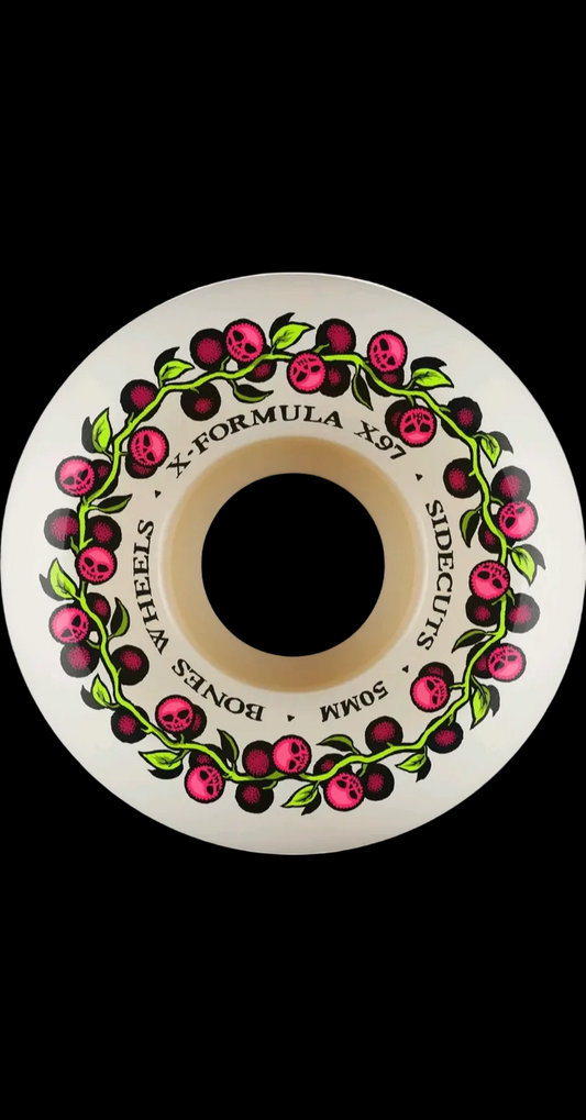 Bones X-Formula V5 Berries Red White Wheels 50mm 97a