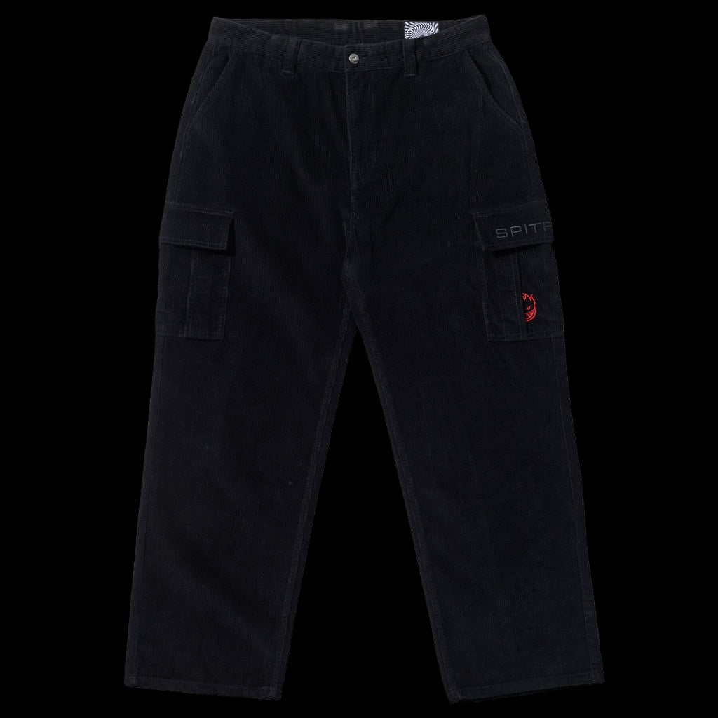 Spitfire Classic 87' Cord Black Cargo Skate Pants