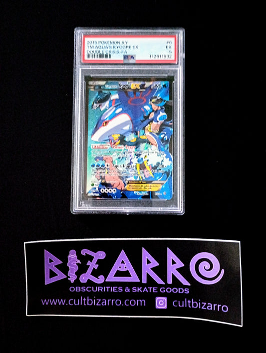 Pokemon TCG 2015 XY Double Crisis #6 Team Aqua's Kyogre EX PSA 5 Ex