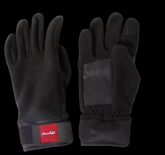 Chocolate Skateboards Screen Touch Black Winter Gloves