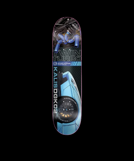 DGK "Twin Turbo" Greddy Blitz Josh Kalis Pro Skate Deck 8.06"