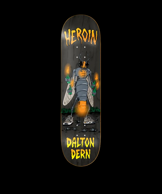 Heroin "Bug" Dalton Dern Pro Skate Deck 8.38"