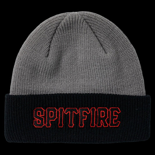 Spitfire Spitball Cuff Black/Grey Beanie