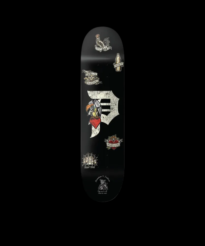 Primitive x Sublime "Freedom" American Flash Tat Officially Licensed Band Collab Skate Deck 8.12"