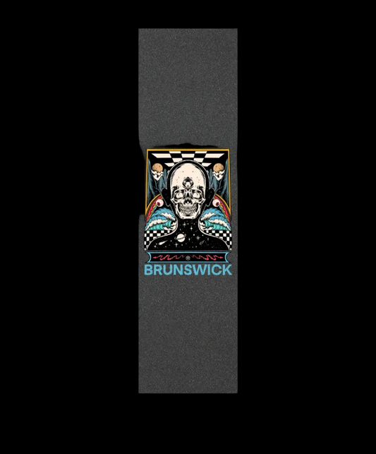 Brunswick "Grip Waves" Horror Themed Black Grip Tape 9" x 33"