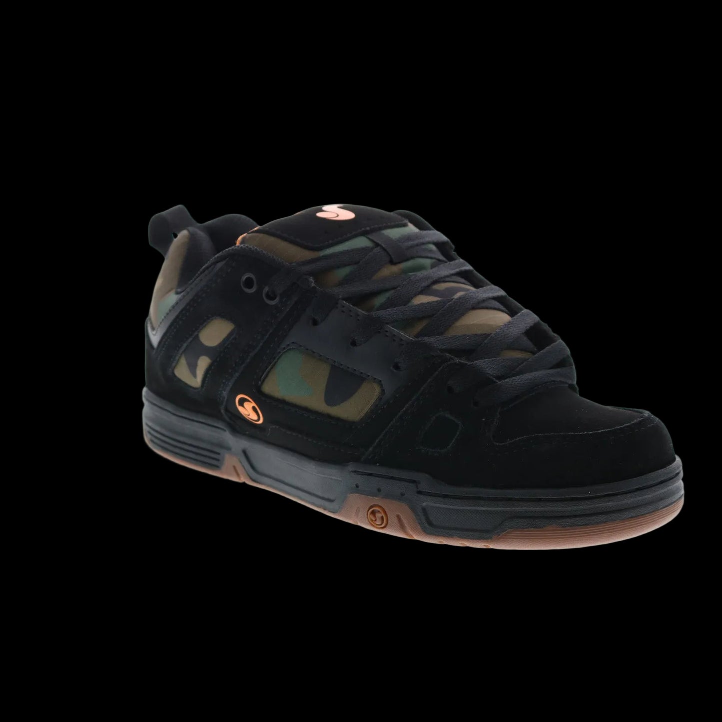 DVS Gambol Black/Camo Suede/Nubuck/Leather Skate Shoes