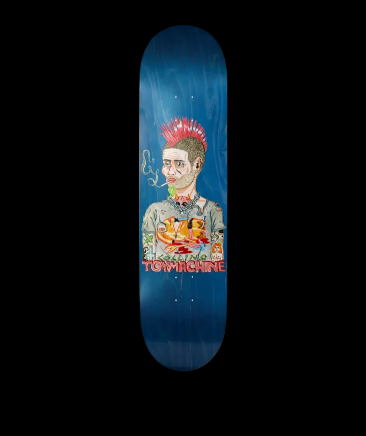 Toy Machine Mohawk CJ Collins Pro Skate Deck 8.25"