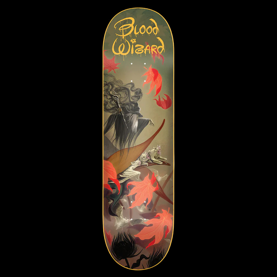 Blood Wizard "Darktasia Series" Skullcracker Disney Cult Skate Deck 8.38"