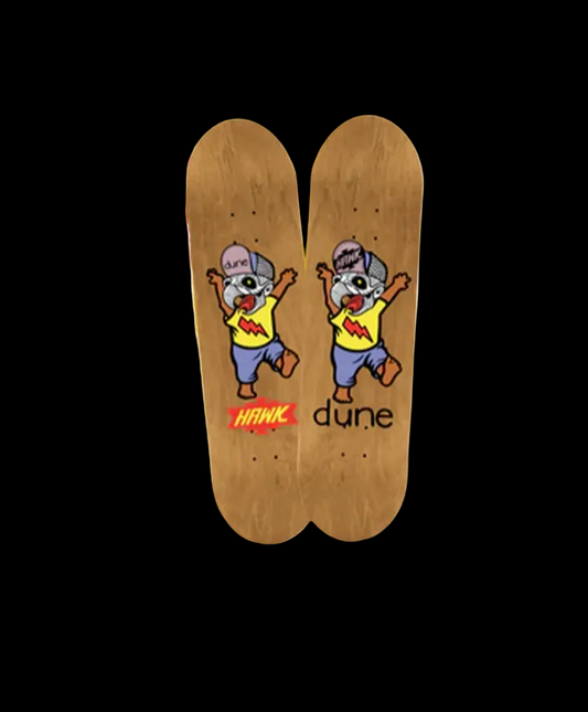 Stereo Skateboards Dune x Hawk Baby Skull Mashup Skate Deck (Multi-Sizes)