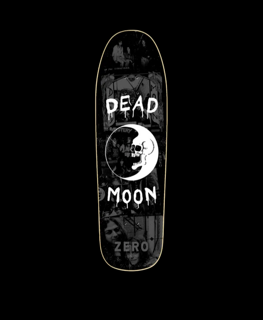 Zero Skateboards Dead Moon "Collage" Rock Band Photo Layout Shaped Skate Deck 9.25"