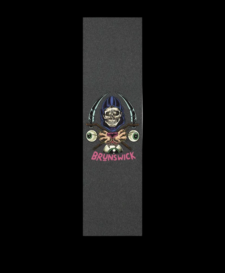 Brunswick "Snarl" Horror Themed Black Grip Tape 9" x 33"