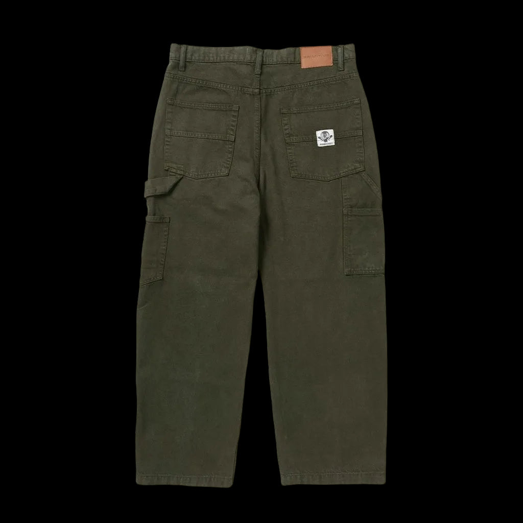 Primitive "Mason" Olive Baggy Carpenter Skate Jeans